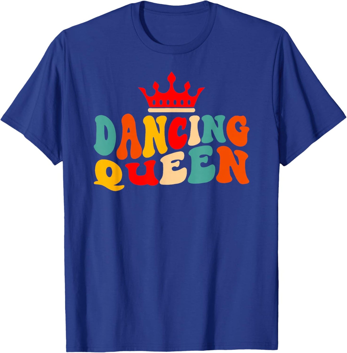 Dancing Queen Retro 70s Disco Themed 70's Lover Women Girls T-Shirt - T-Shirt | Royal