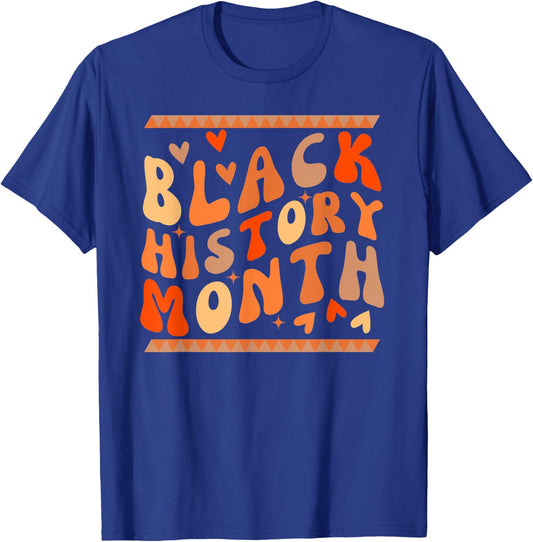 Black History Month One Month Cant Hold Our History 24-7-365 T-Shirt - T-Shirt | Royal