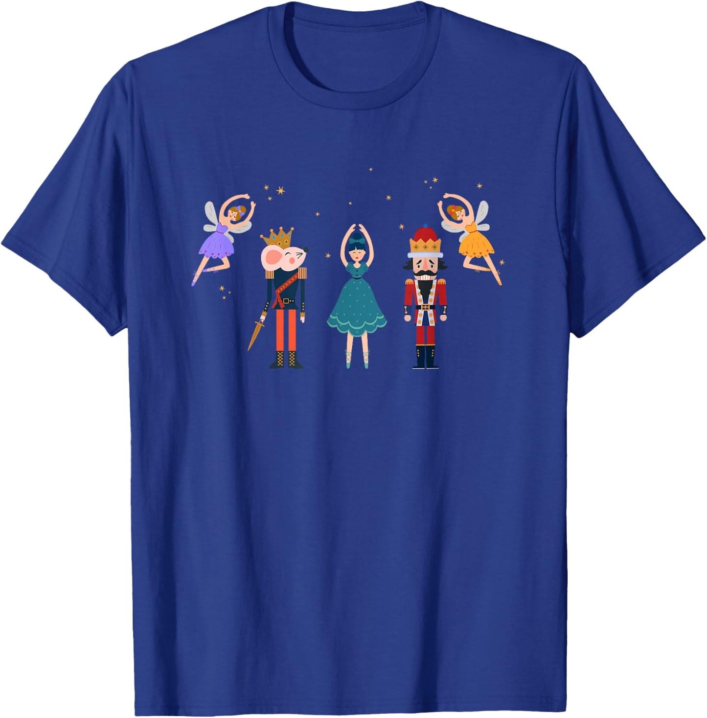 Nutcracker Mouse Ballet Dancing Fairy Sugar Plums Christmas T-Shirt - T-Shirt | Royal