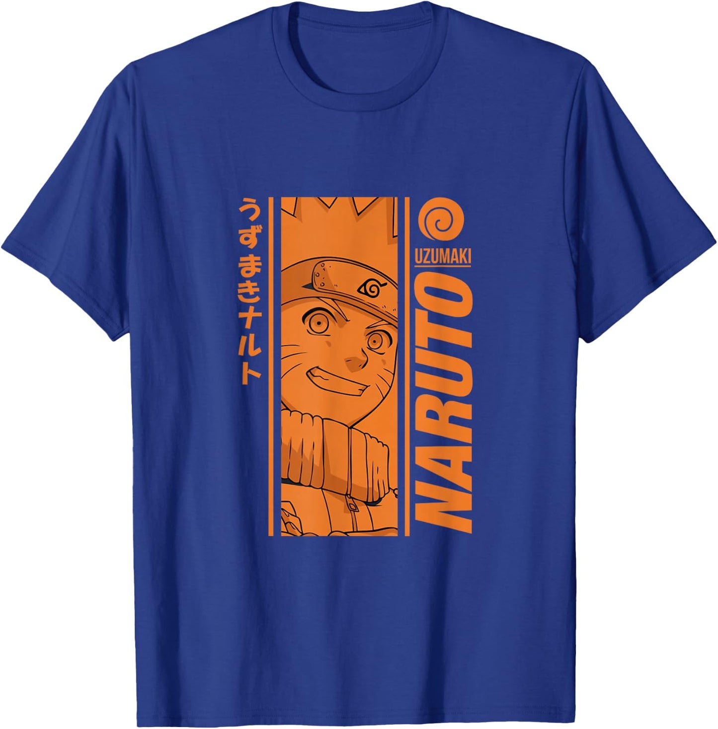 Naruto Classic Orange Monochrome Graphic T-Shirt - T-Shirt | Royal
