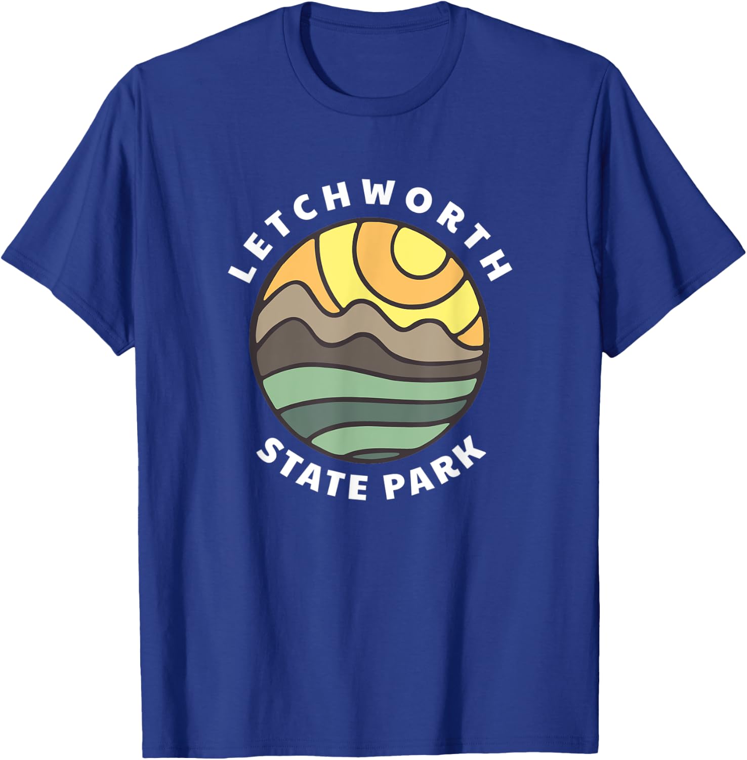 Letchworth State Park New York NY Vacation Souvenir T-Shirt - T-Shirt | Royal