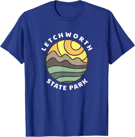 Letchworth State Park New York NY Vacation Souvenir T-Shirt - T-Shirt | Royal