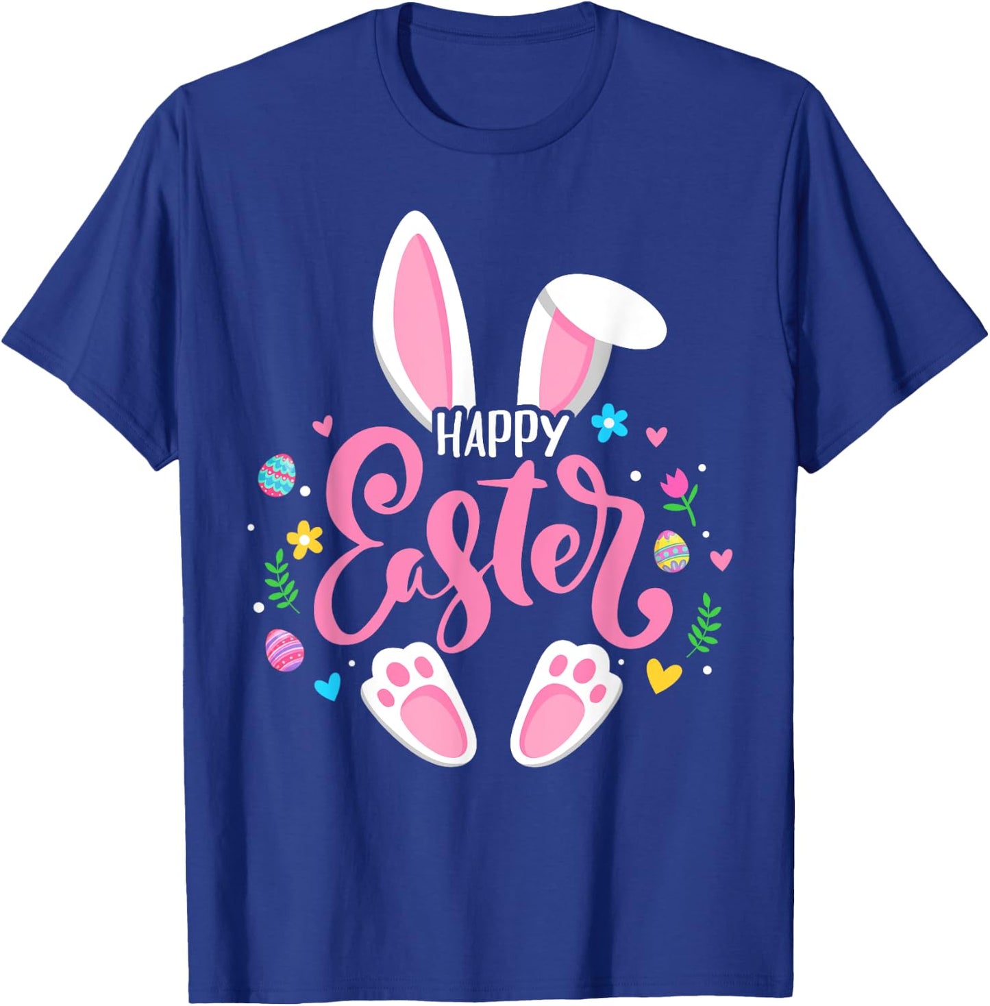 Happy Easter Bunny Easter Egg Hunt Squad Easter Women Family T-Shirt - T-Shirt | Royal