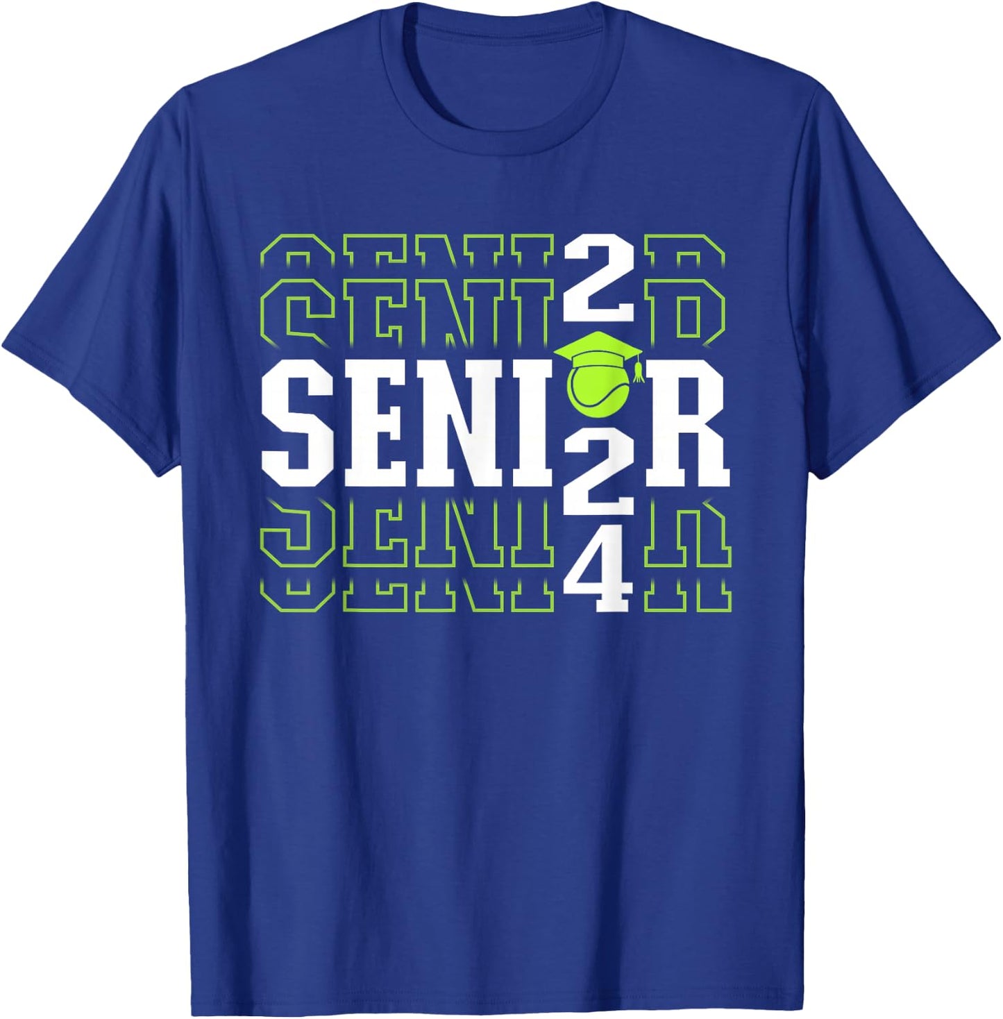 Class of 2024 Tennis Senior T-Shirt - T-Shirt | Royal