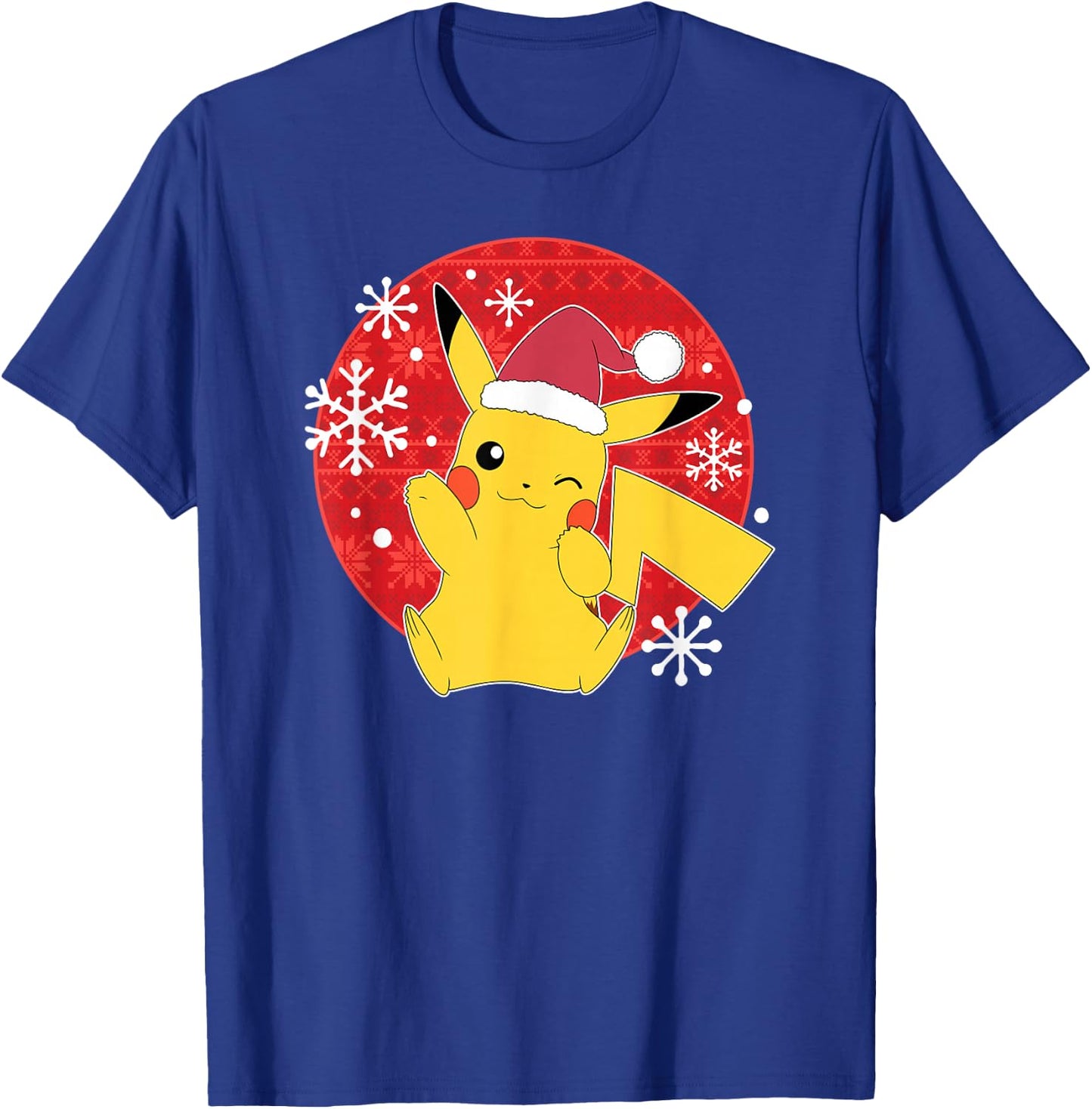 Pokémon - Pikachu Santa Hat Ugly Sweater T-Shirt - T-Shirt | Royal