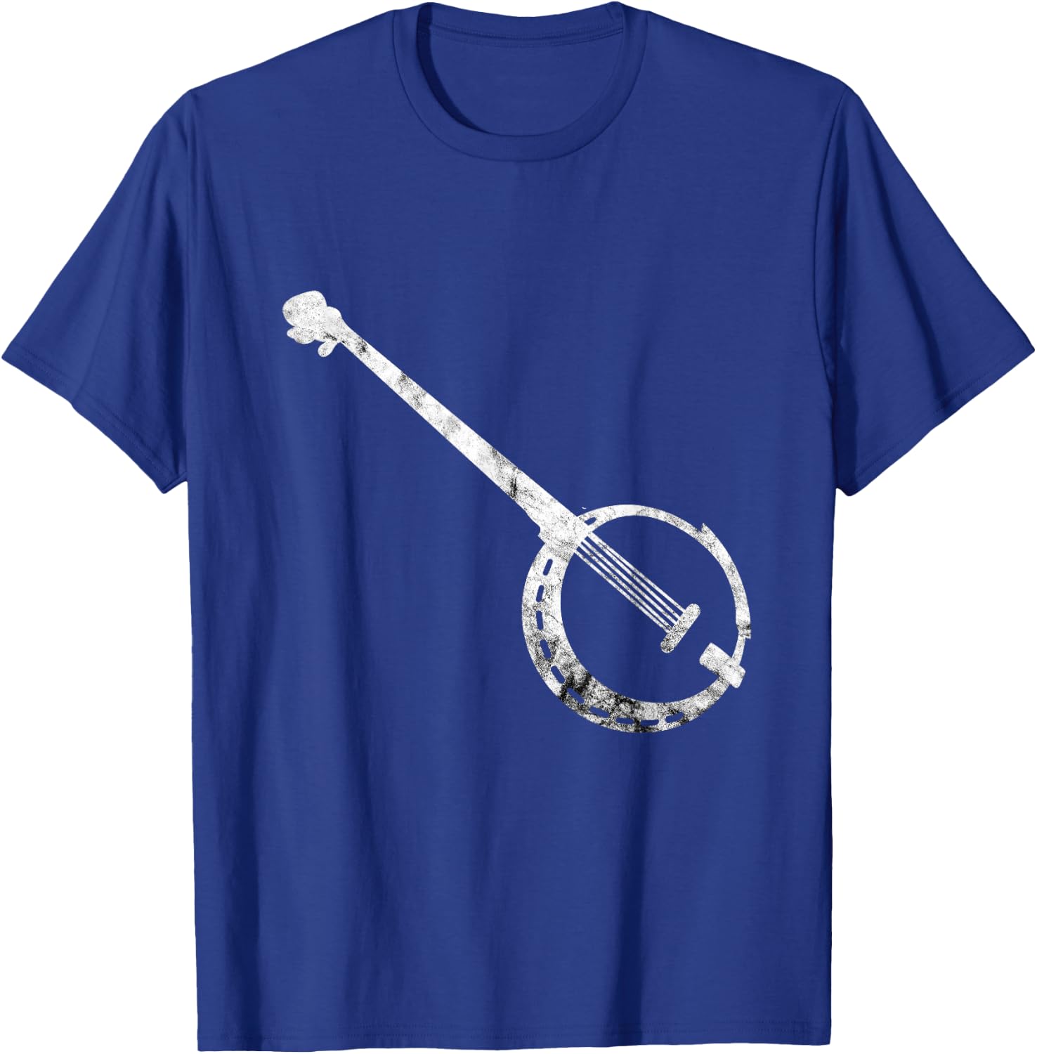 Banjo Instrument Bluegrass Country Musical Instrument Player T-Shirt - T-Shirt | Royal
