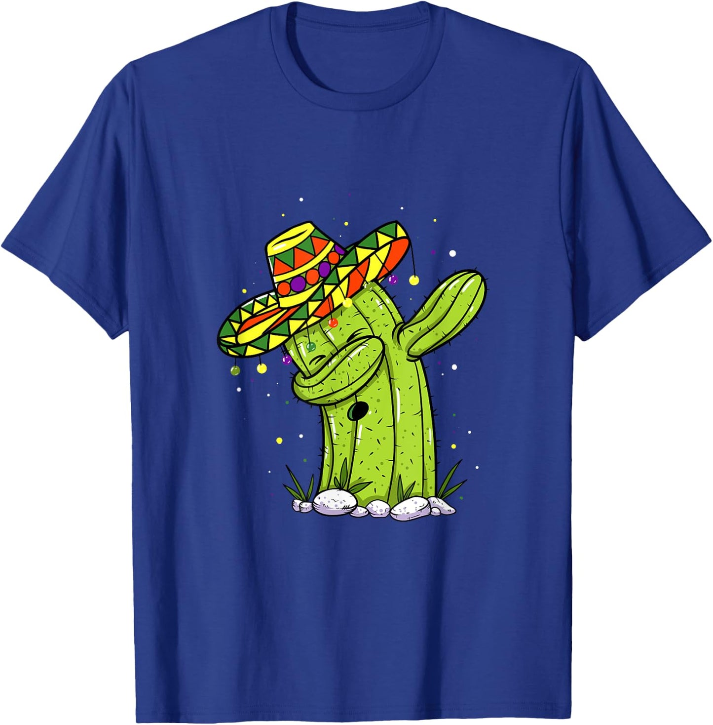 Dabbing Cactus Cinco de Mayo Mexican Party Kids Toddler Boys T-Shirt - T-Shirt | Royal