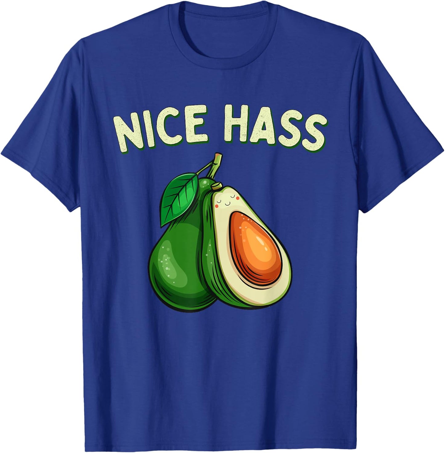Nice Hass Funny Avocados Shirts Women Kawaii Avocado T-Shirt - T-Shirt | Royal