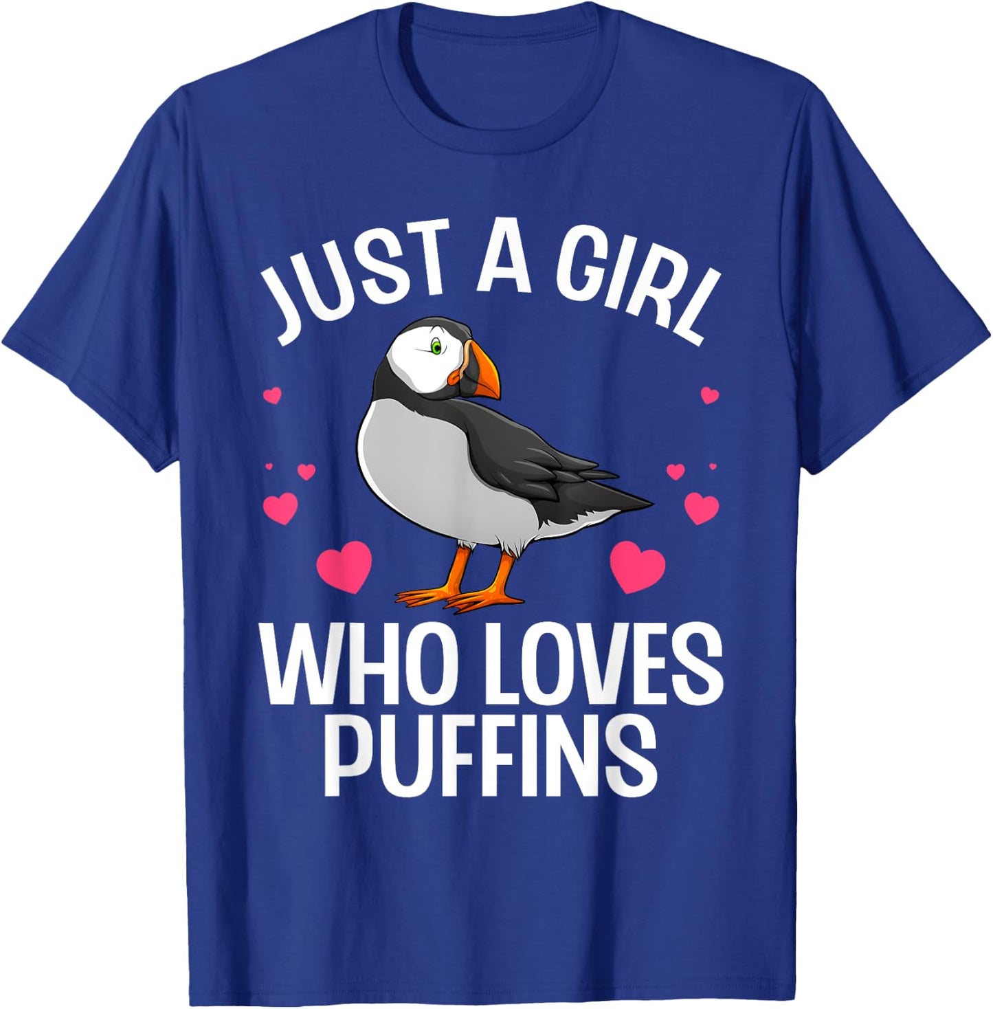 Best Puffin Girls Rare Bird Lover Birdwatching T-Shirt - T-Shirt | Royal