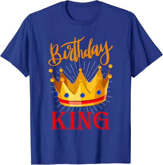 Birthday King T-Shirt - T-Shirt | Royal