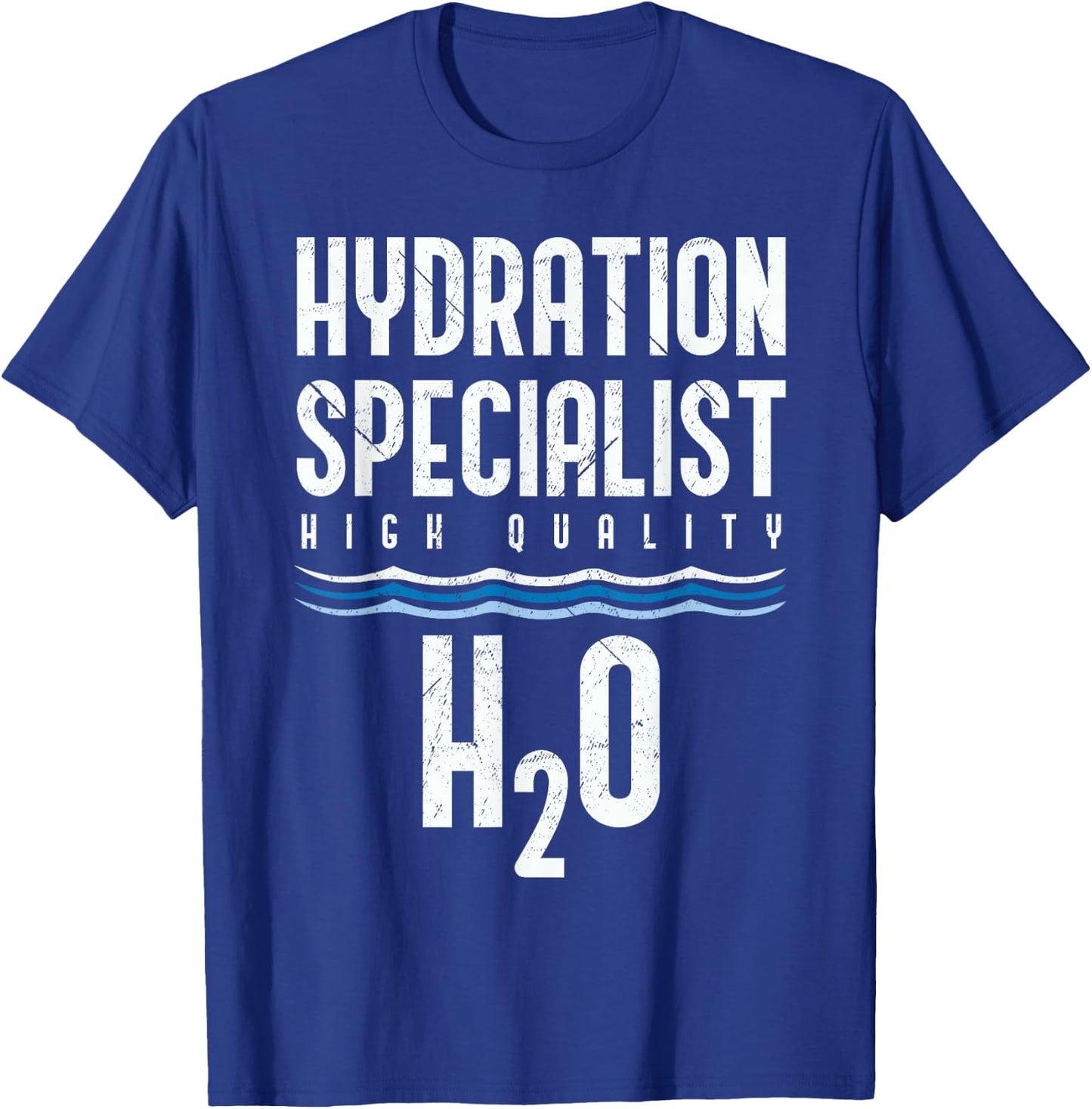 Hydration Specialist Waterboy Team Manager T-Shirt - T-Shirt | Royal