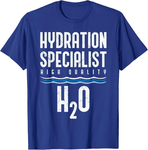 Hydration Specialist Waterboy Team Manager T-Shirt - T-Shirt | Royal