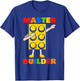 Master Builder Bricks Blocks Play Toys T-Shirt - T-Shirt | Royal