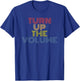 Turn Up The Volume retro vintage T-Shirt - T-Shirt | Royal