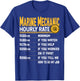 Best Marine Mechanic Hourly Rate T-Shirt - T-Shirt | Royal