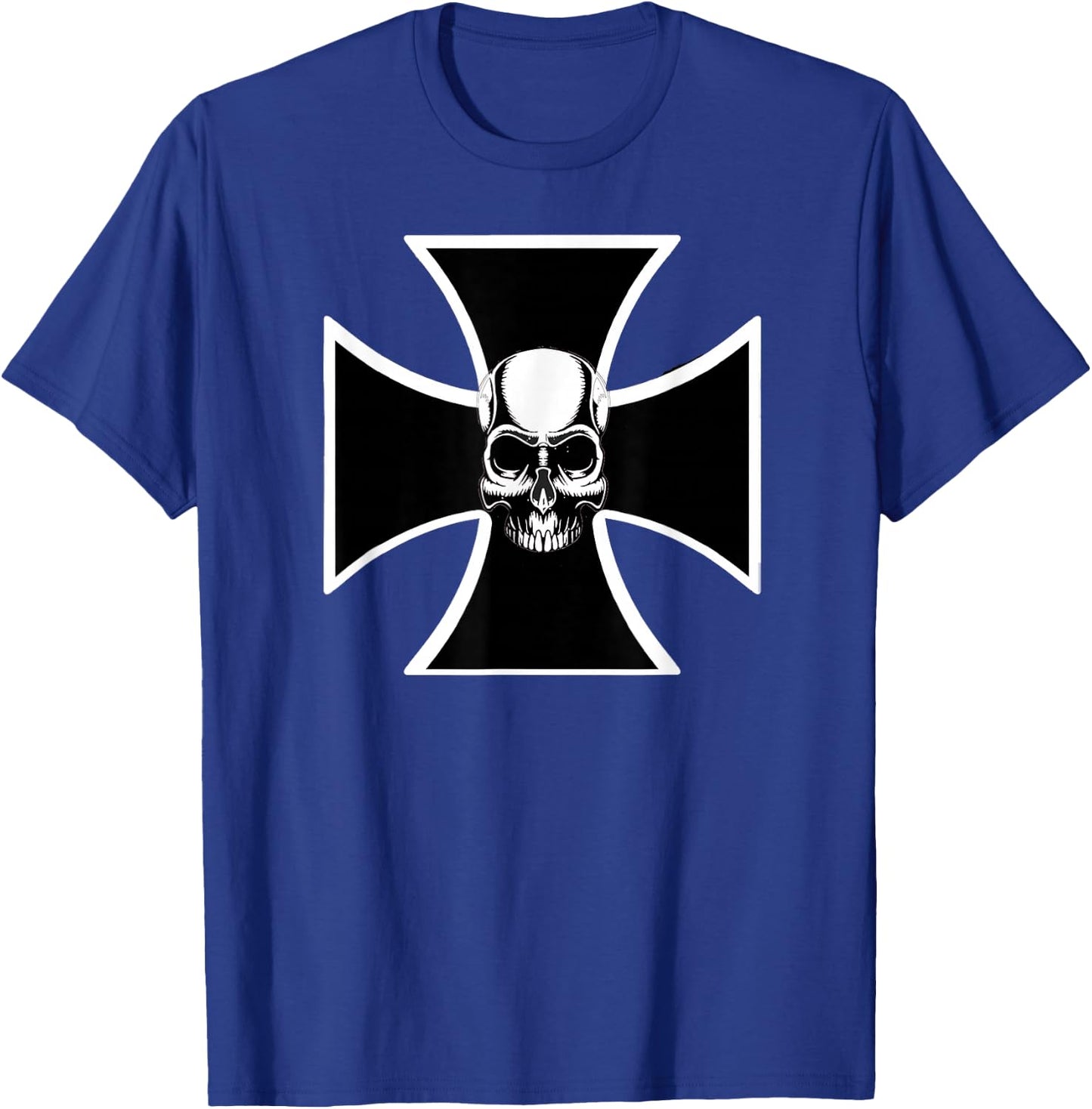 Iron Cross Biker T-Shirt - T-Shirt | Royal