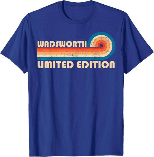 WADSWORTH Surname Retro Vintage 80s 90s Birthday Reunion T-Shirt - T-Shirt | Royal