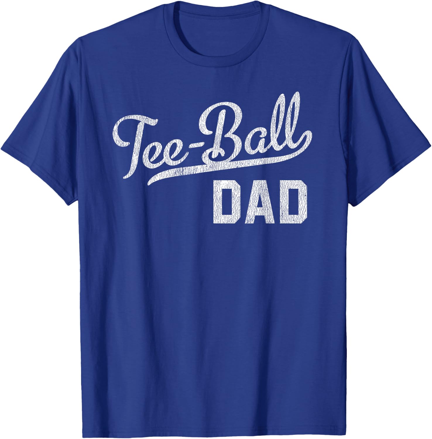 ball Dad Proud Baseball Daddy T Ball Dad T-Shirt - T-Shirt | Royal
