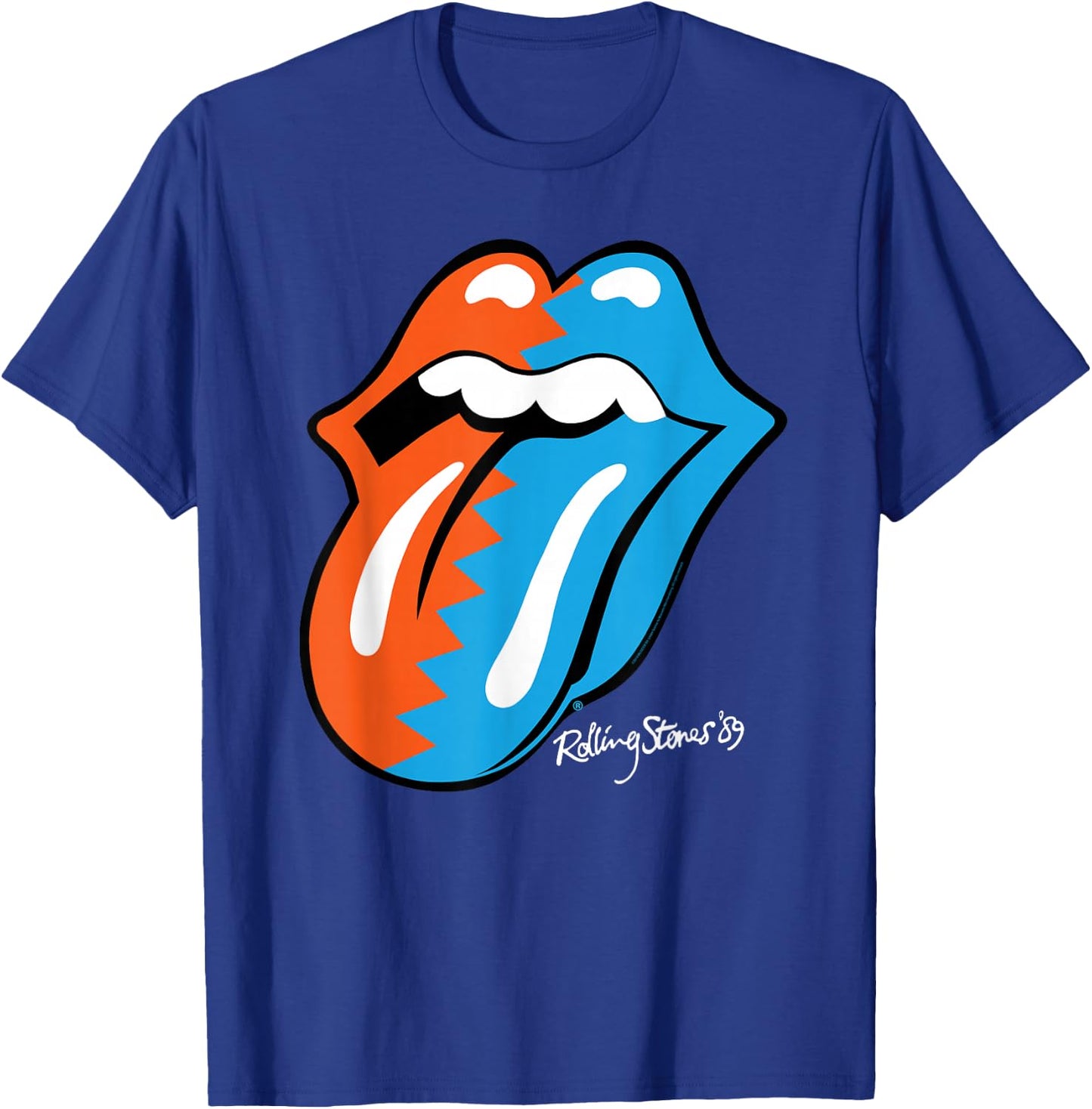 The Rolling Stones Zig Zag 89 Tongue T-Shirt - T-Shirt | Royal