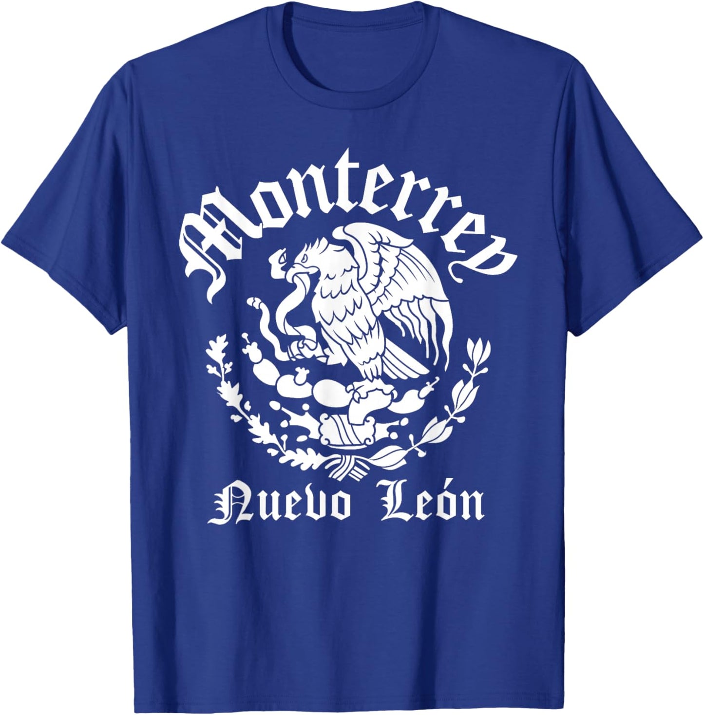 Monterrey with Mexican Emblem Monterrey T-Shirt - T-Shirt | Royal