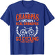 Some Grandpas Take Naps Real Grandpas Go Cycling Cyclist T-Shirt - T-Shirt | Royal