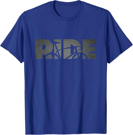 Road Biking Bicycle Cycling T-Shirt - T-Shirt | Royal