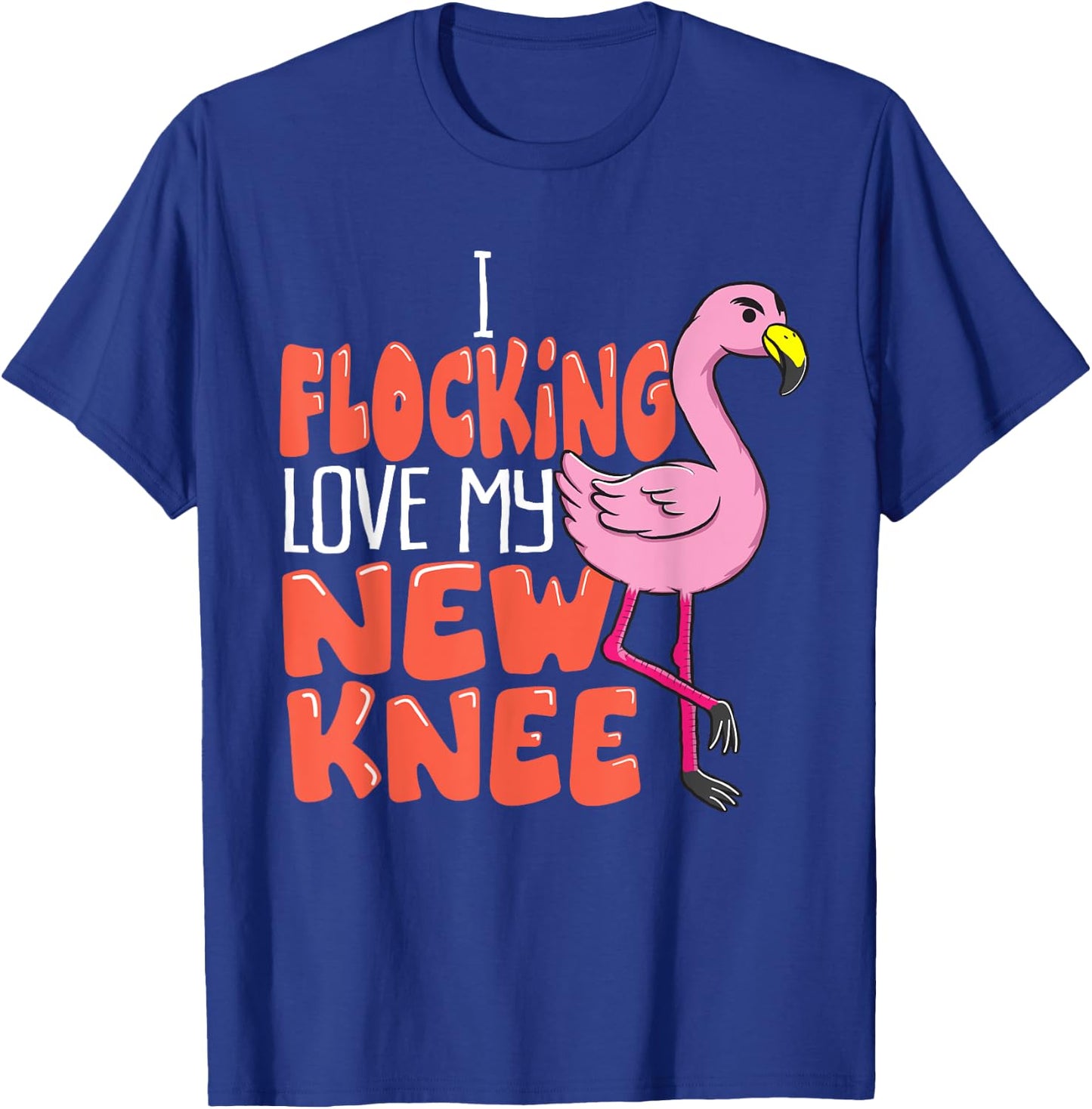 Funny Knee Replacement Surgery Get Well Soon Joke Gag Outfit T-Shirt - T-Shirt | Royal