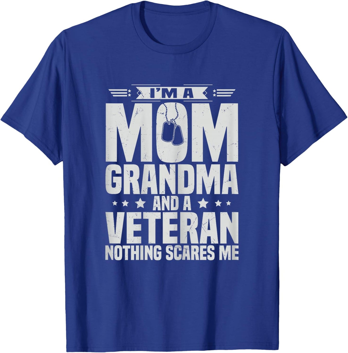 Mom Grandma And Veteran Day US Army Mothers Day T-Shirt - T-Shirt | Royal