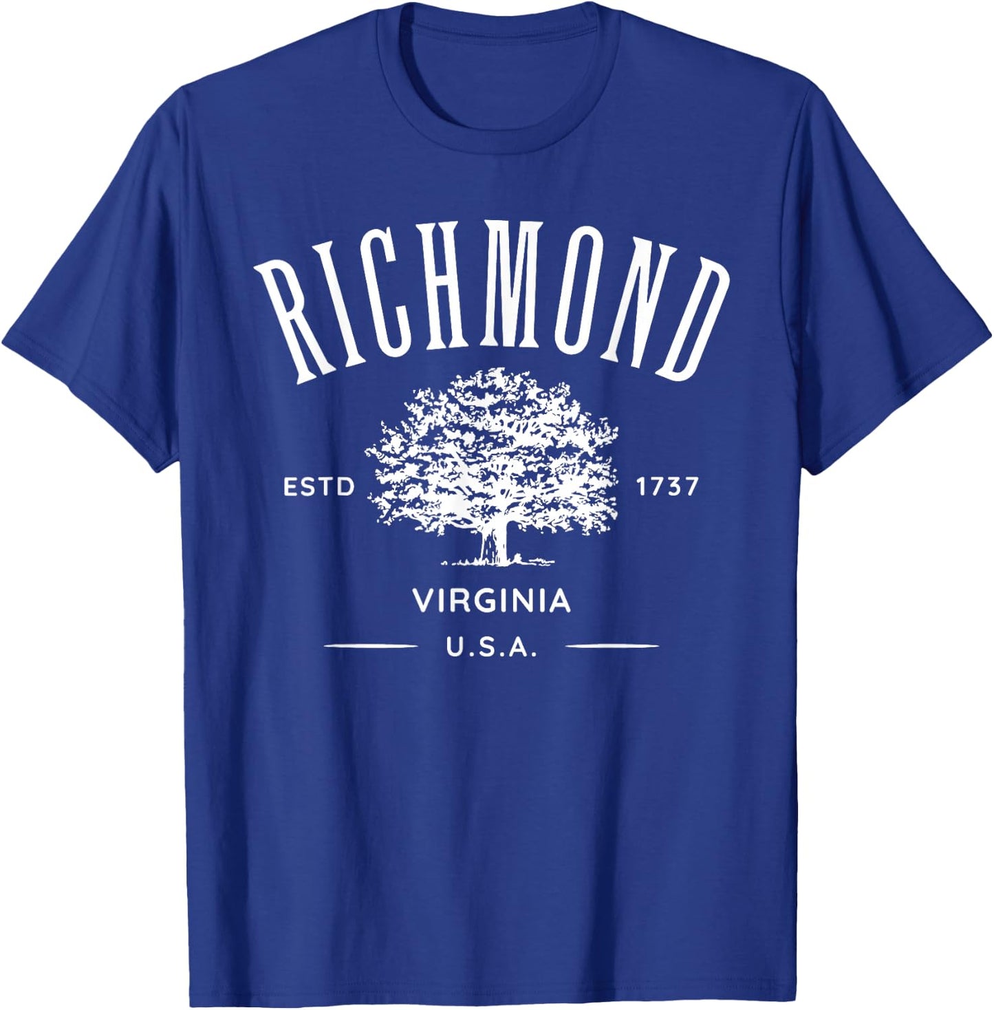 Richmond Virginia Vintage Style Design Souvenir T-Shirt - T-Shirt | Royal