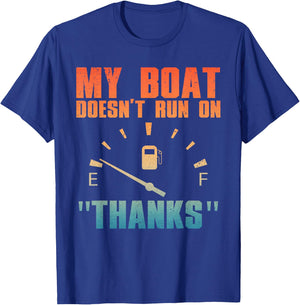 Funny Boat Art Women Boating Watercraft Boat Lovers T-Shirt - T-Shirt | Royal