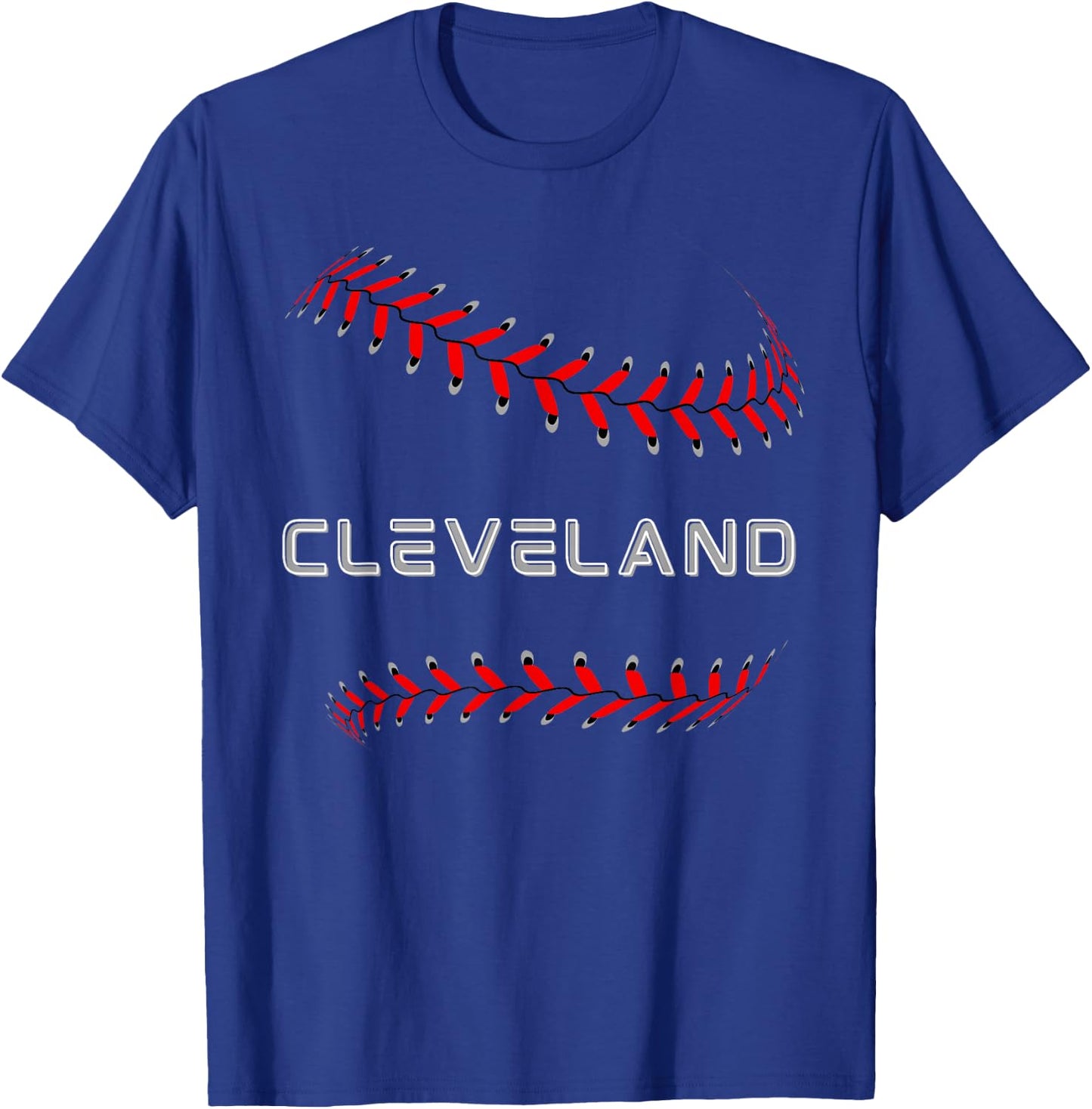 Cleveland Baseball Fan T-Shirt - T-Shirt | Royal