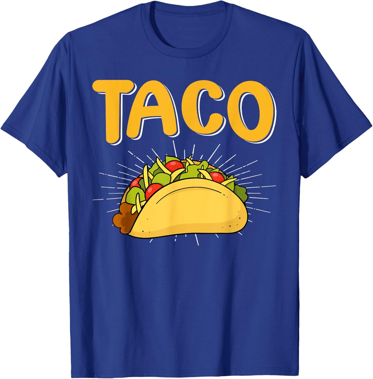 Retro Taco Mexican Food Eater Tacos Lover Fiesta T-Shirt - T-Shirt | Royal