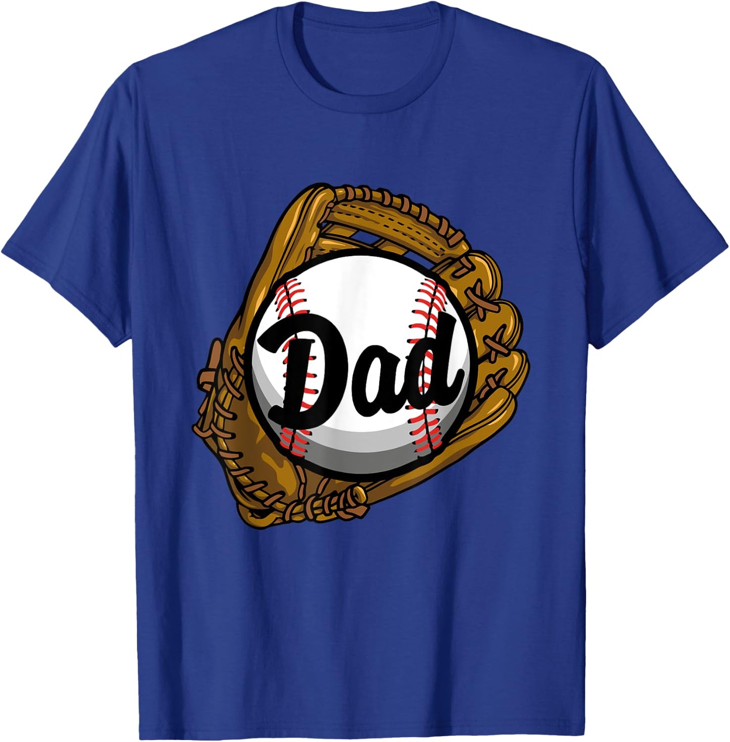 Baseball Dad Coach Shirt Gifts for Baseball Softball Dad Mom T-Shirt - T-Shirt | Royal