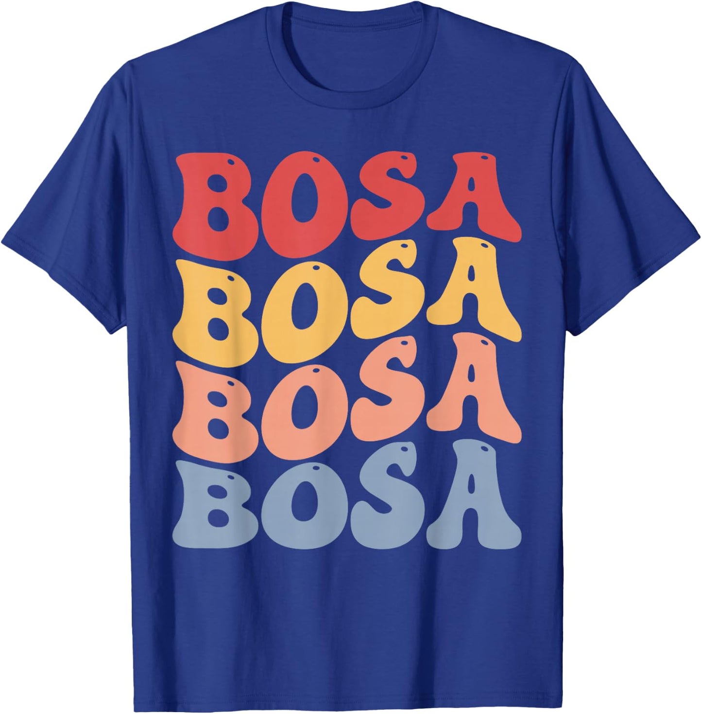 Bosa City Groovy Retro T-Shirt - T-Shirt | Royal
