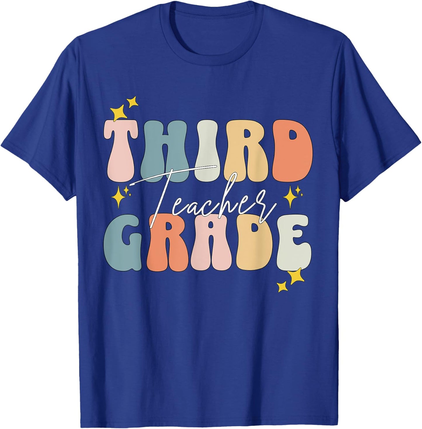 Third Grade Teacher 3rd Grade back to school T-Shirt - T-Shirt | Royal