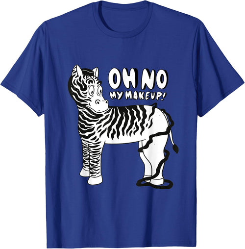 Funny Zebra Oh No My Make Up Zebra Stripe Zookeeper