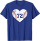 Vintage Baseball 72 Jersey Number T-Shirt - T-Shirt | Royal