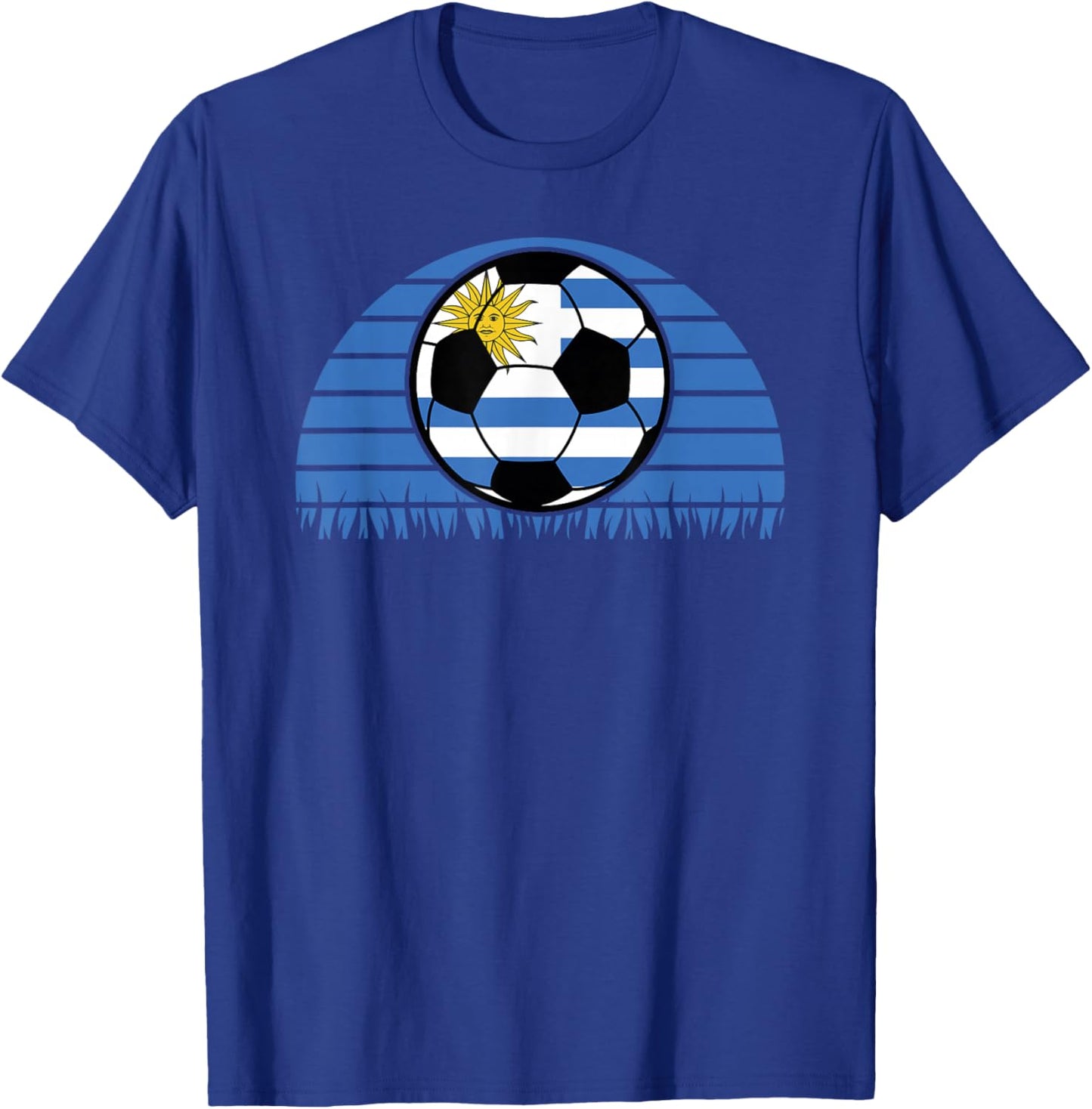 Uruguay Flag Soccer Patriotic Football Kids Boys T-Shirt - T-Shirt | Royal