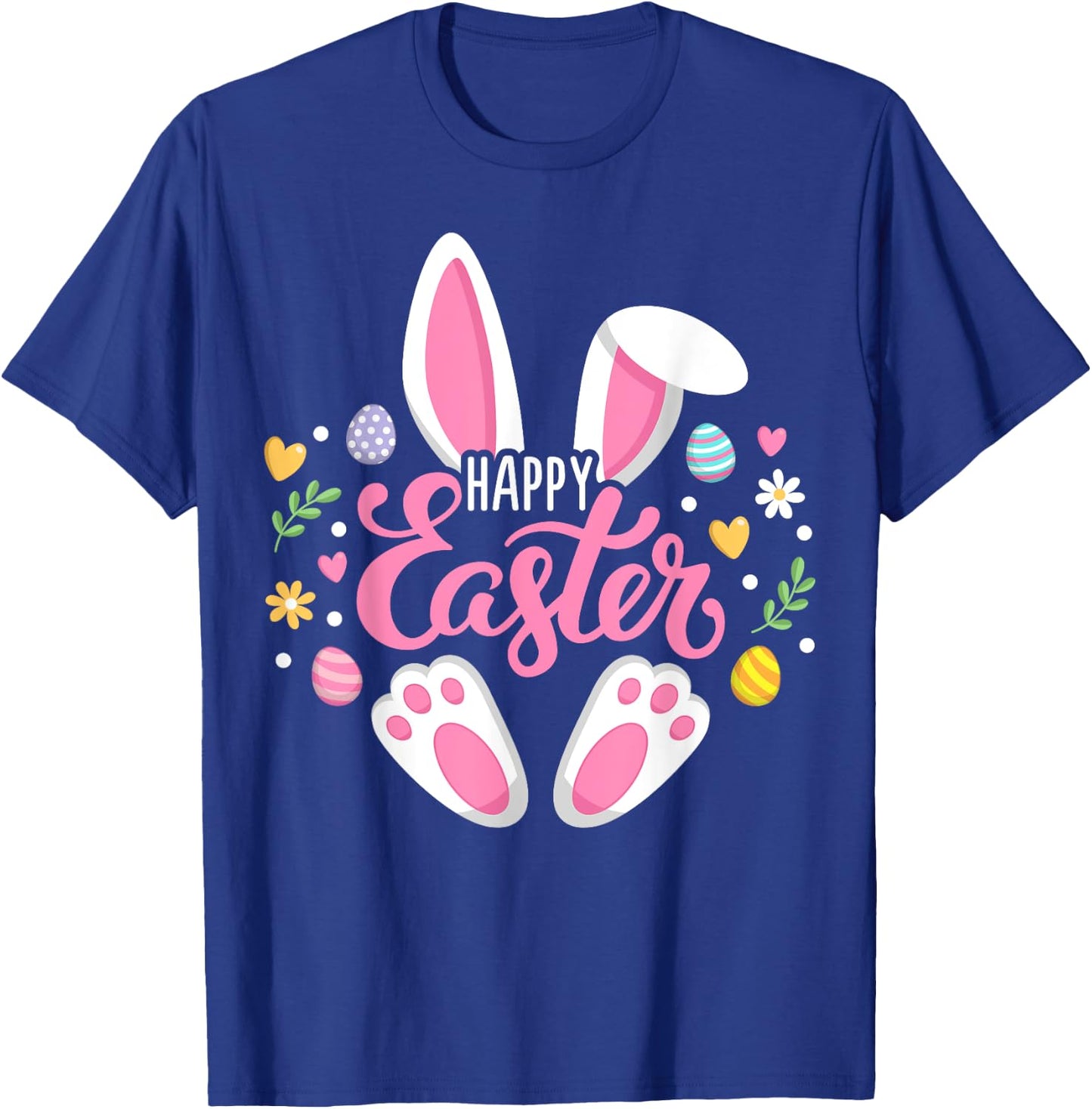 Happy Easter Bunny Easter Egg Hunt Squad Easter Women Family T-Shirt - T-Shirt | Royal