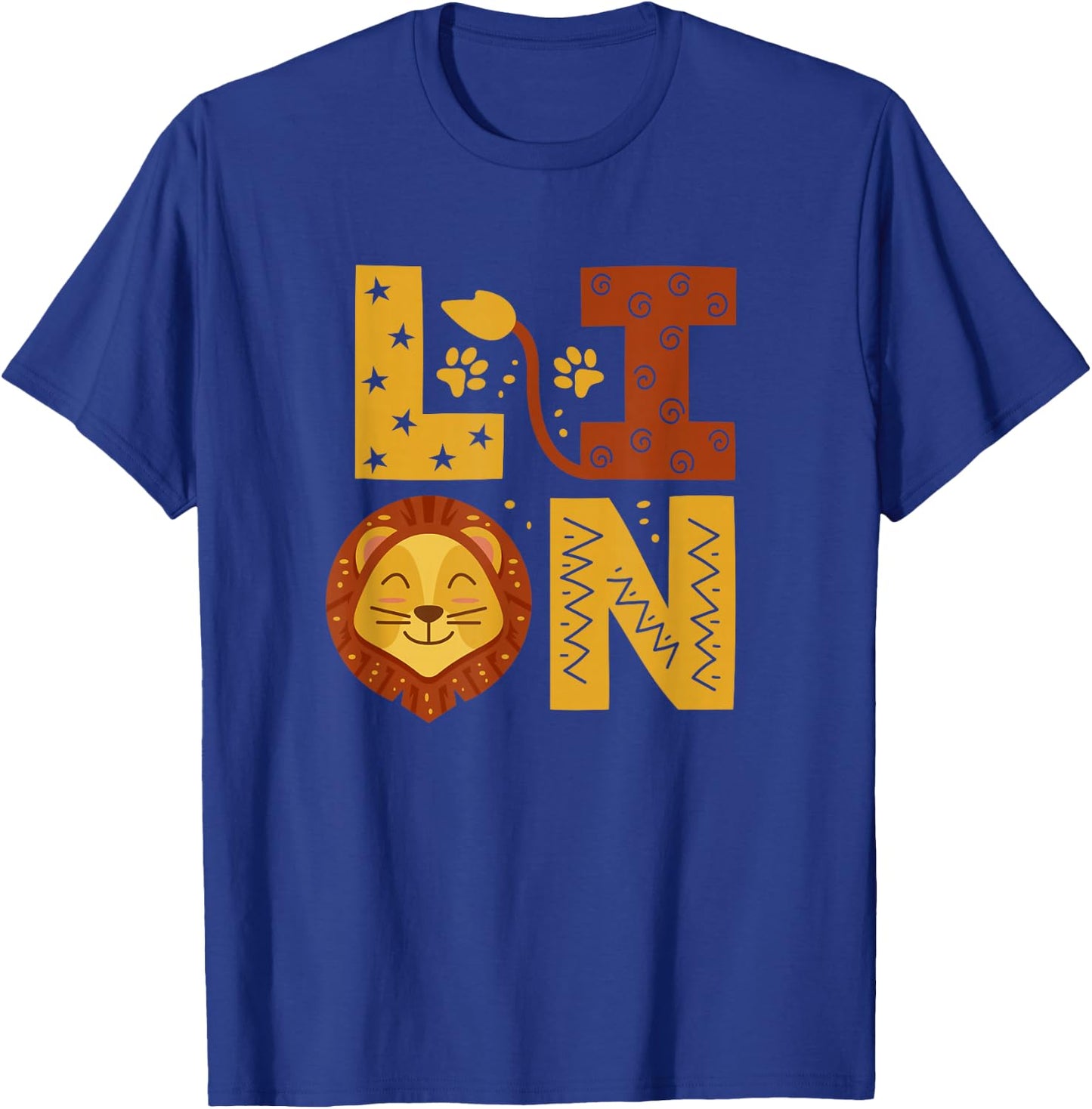 Lion Wild Animal Lover T-Shirt - T-Shirt | Royal