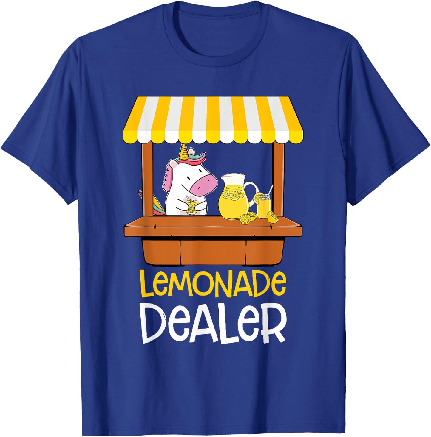 Lemonade Stand Dealer Unicorn Refreshing Lemon Kids T-Shirt - T-Shirt | Royal