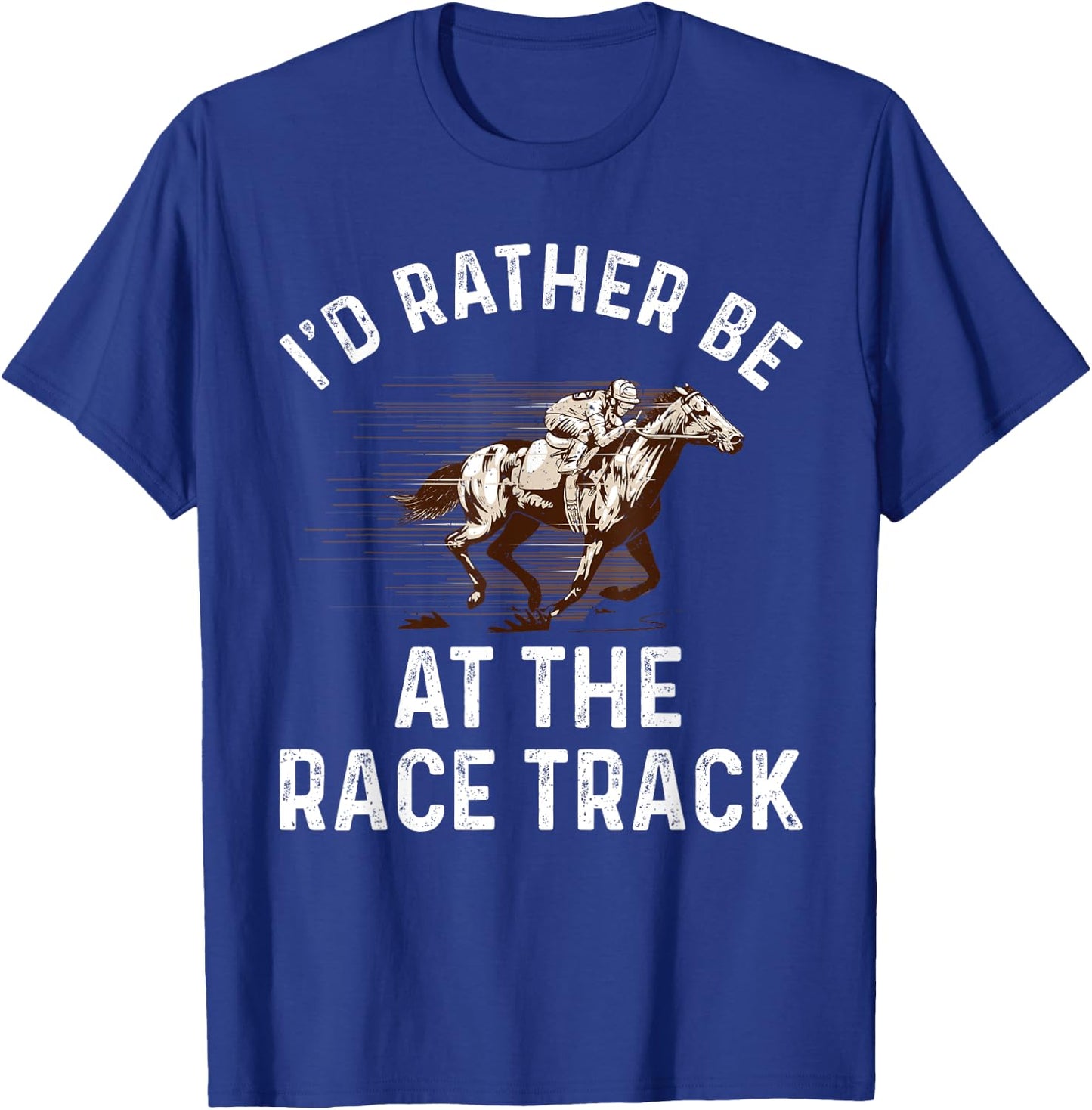 Cool Horse Racing Women Race Jockey Derby Equestrian T-Shirt - T-Shirt | Royal