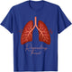 Hilarious Respiratory Therapist Cardiopulmonary Breathing T-Shirt - T-Shirt | Royal