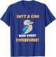 Kookaburra Just A Girl Love Laughing Bird Kookaburra Lover T-Shirt - T-Shirt | Royal
