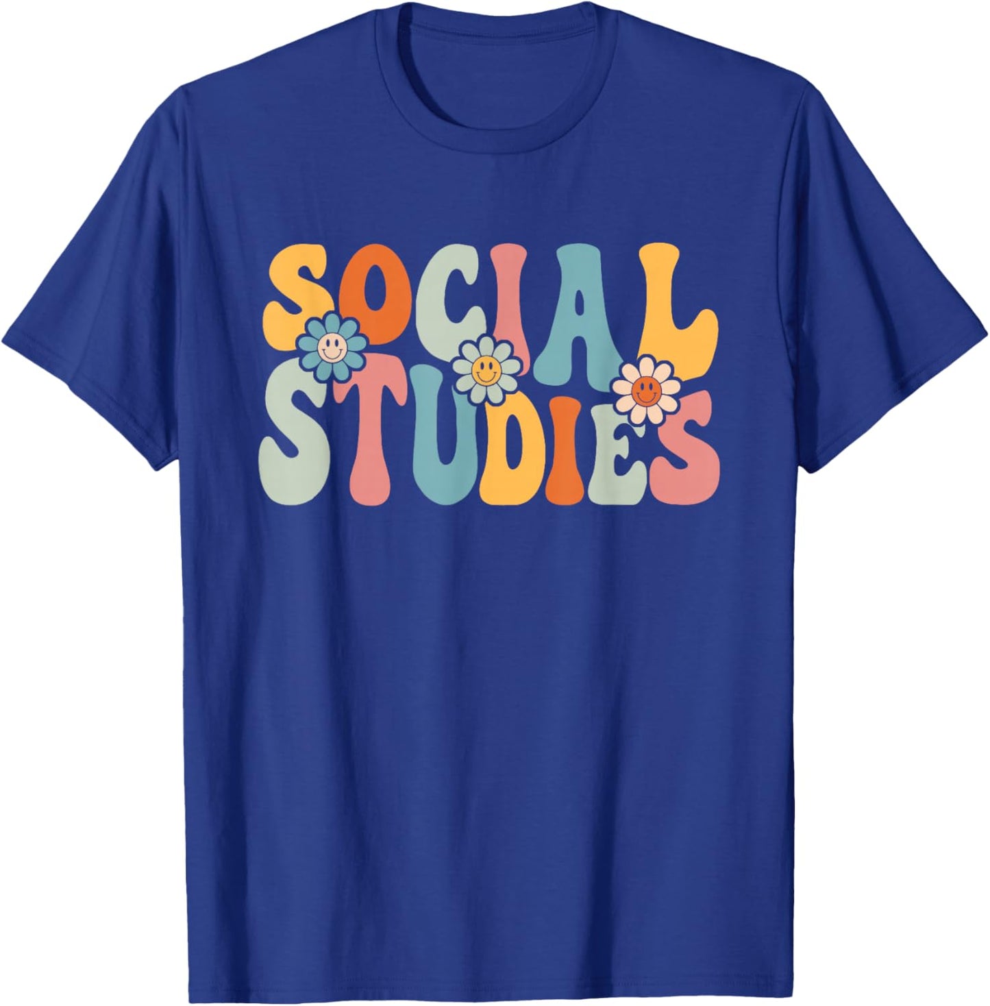 Social Studies Funny Back To School Teachers Students T-Shirt - T-Shirt | Royal