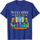Welcome Back To School First Day Of School Student Teacher T-Shirt - T-Shirt | Royal