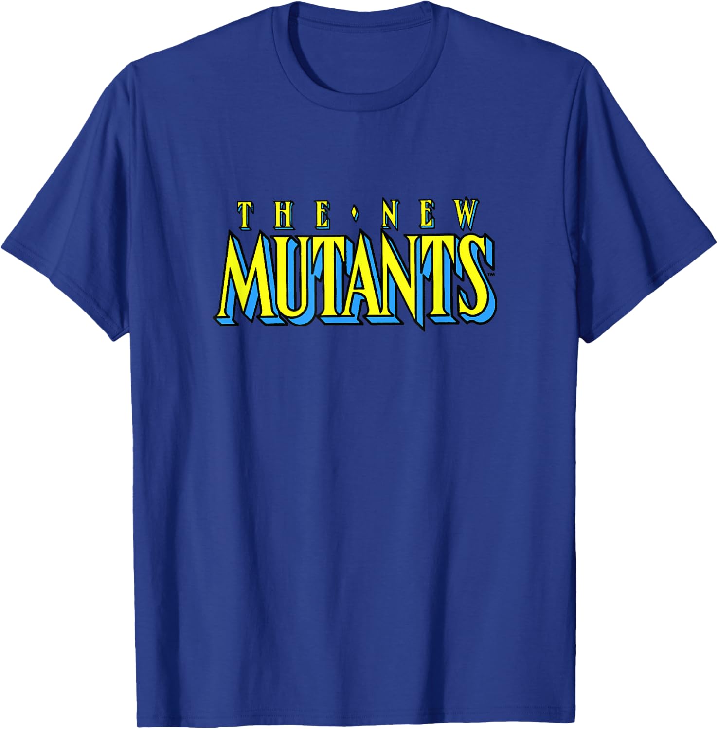 Marvel X-Men The New Mutants Vintage Comic Book Logo T-Shirt - T-Shirt | Royal