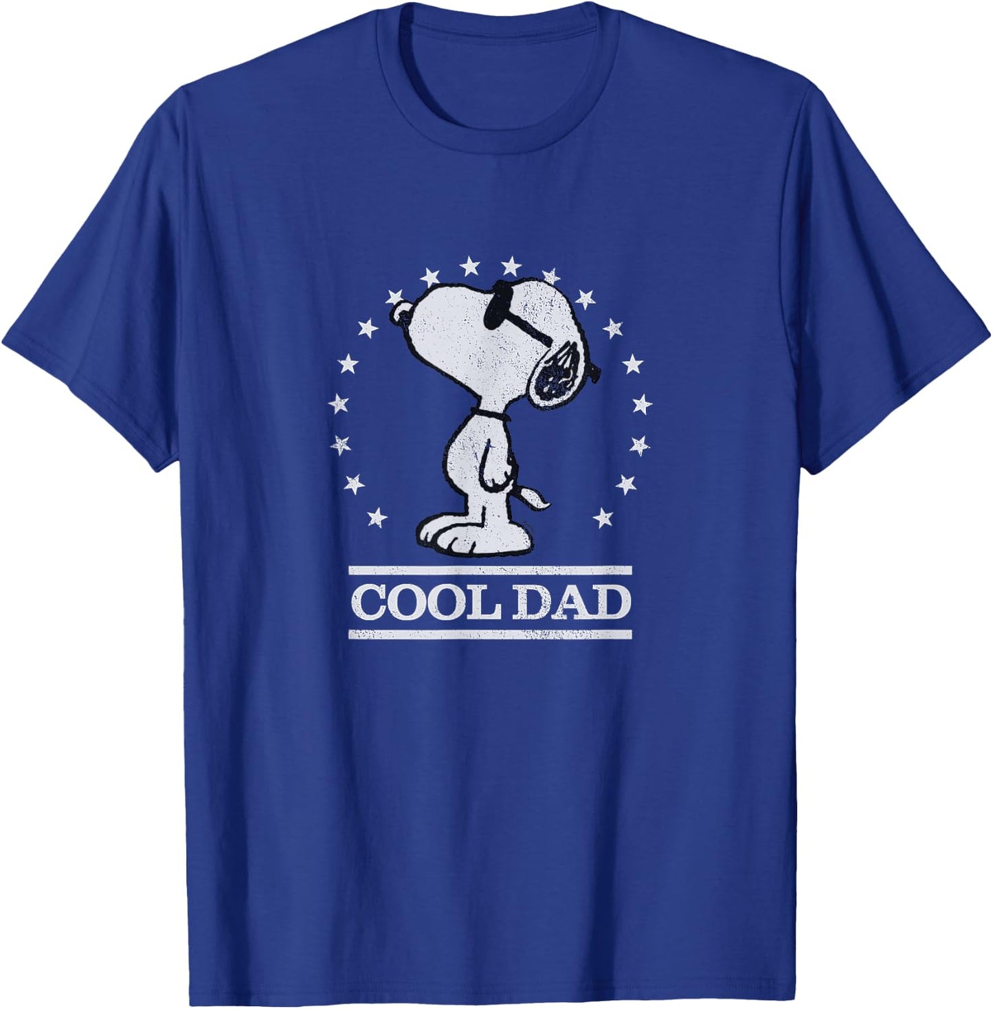 Peanuts - Snoopy Cool Dad T-Shirt - T-Shirt | Royal