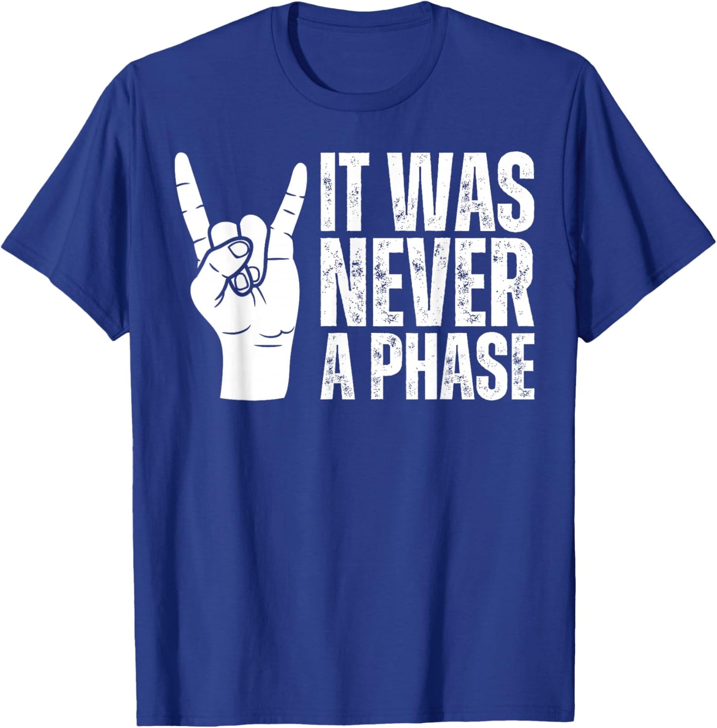 IT WAS NEVER A PHASE, It's A Lifestyle: Elder Emo Still Emo T-Shirt - T-Shirt | Royal