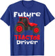 Future Tractor Driver | Kids Farmer Tractor T-Shirt - T-Shirt | Royal